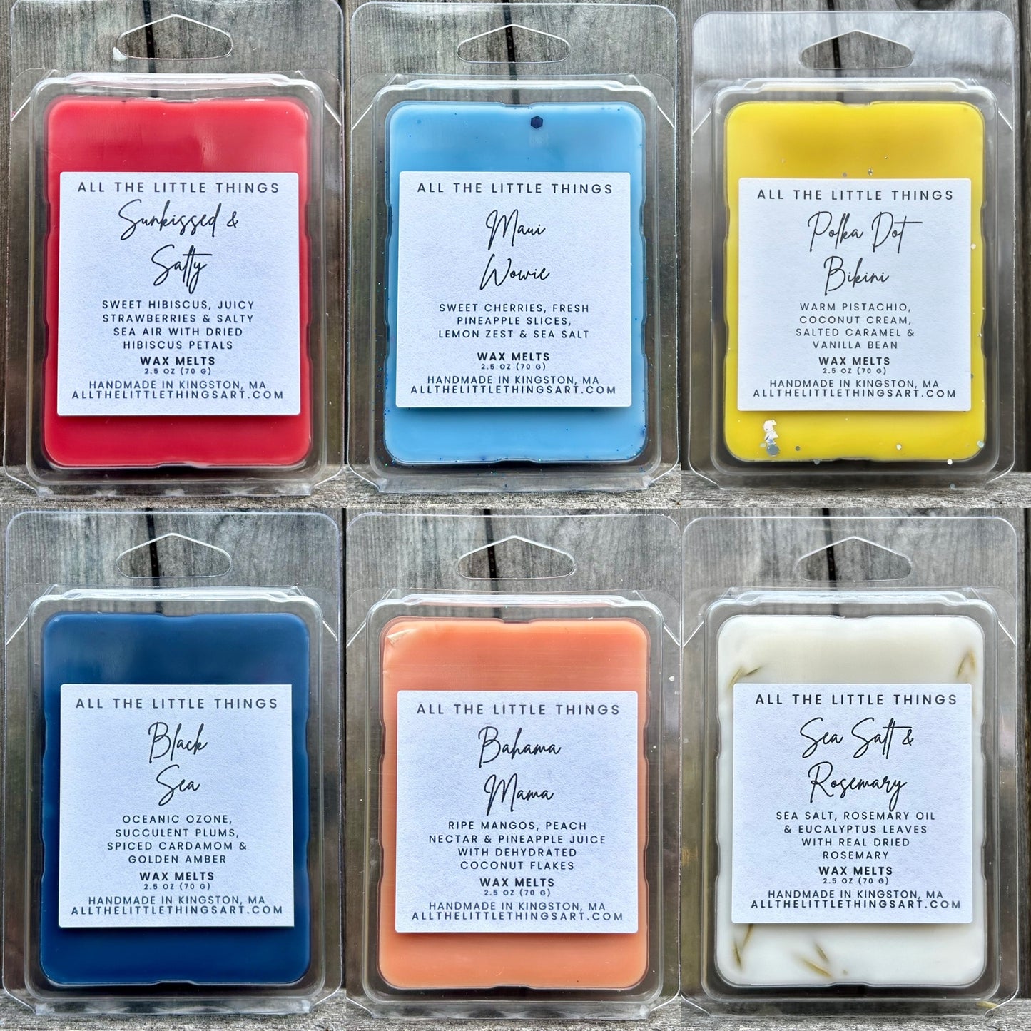 Summer Days & Coastal Nights Collection - Wax Melts