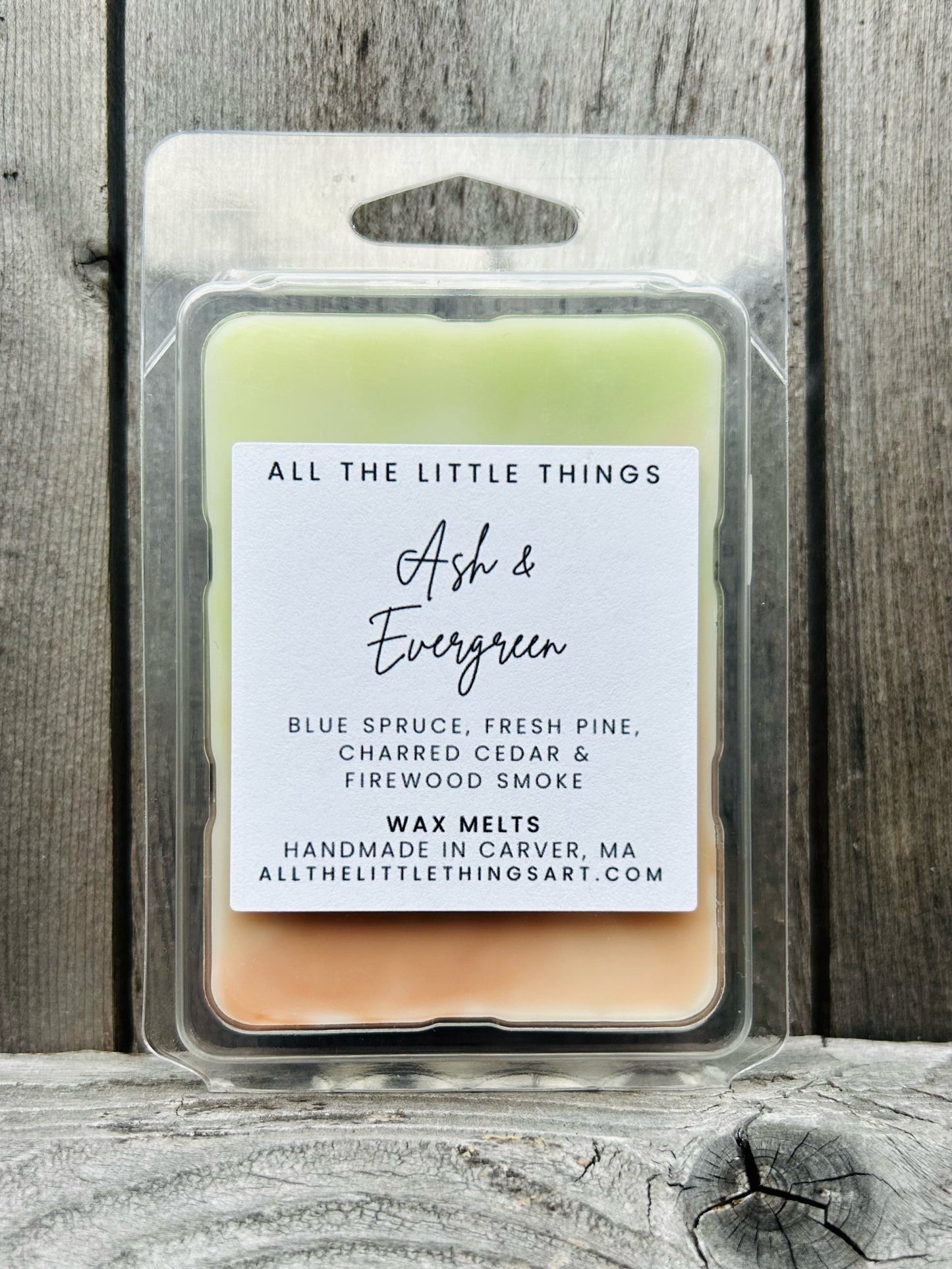 Ash & Evergreen Wax Melts